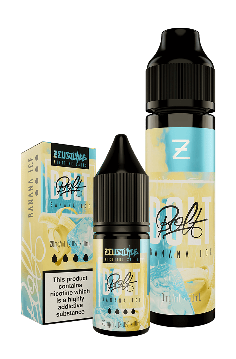 Banana-Ice Bolt E-Liquid by Zeus Juice