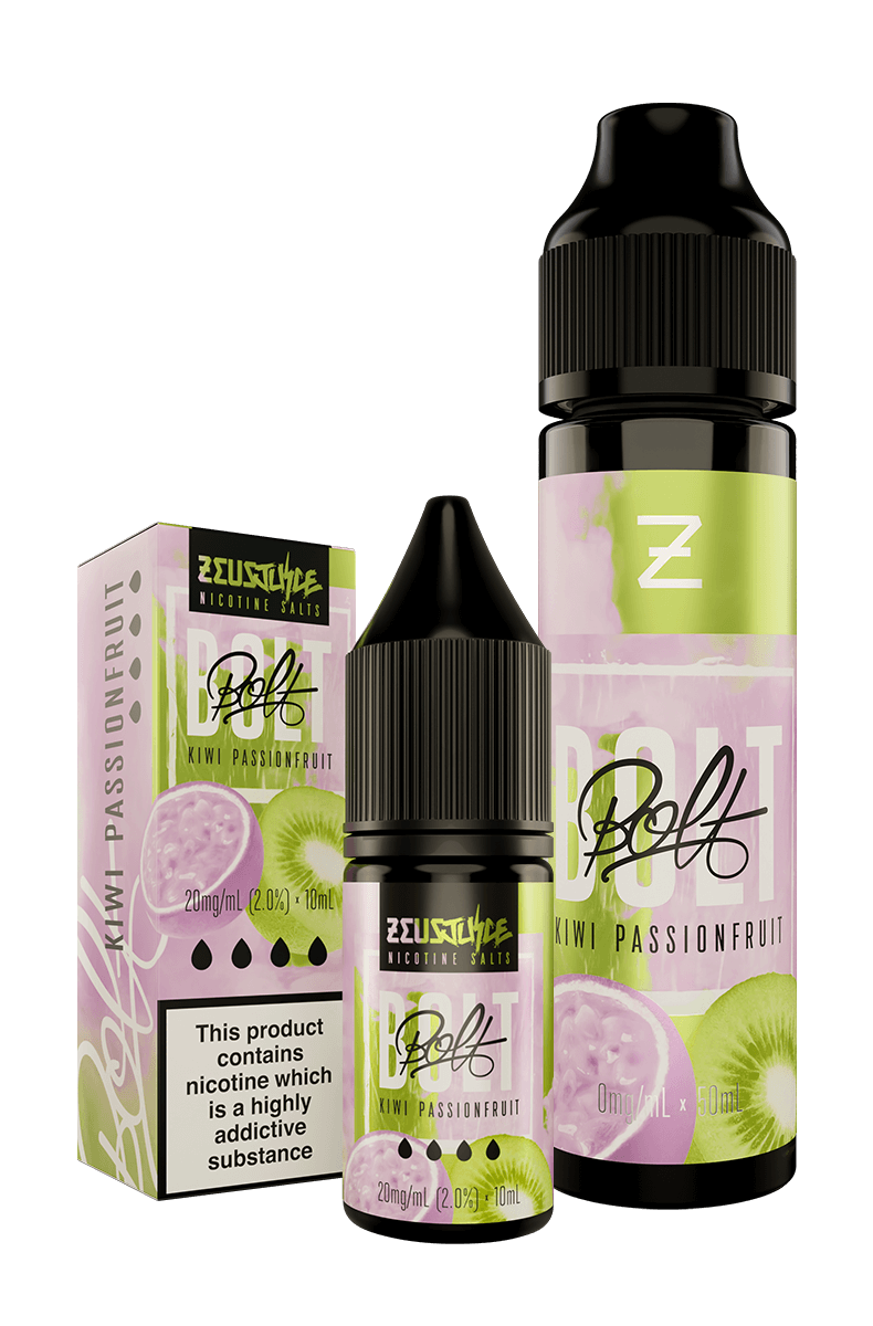 Kiwi-Passionfruit Bolt E-Liquid by Zeus Juice