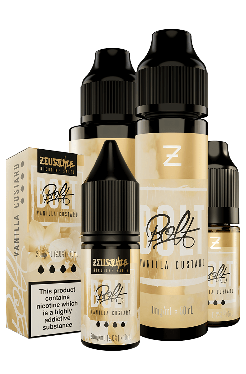 Vanilla-Custard Bolt E-Liquid by Zeus Juice
